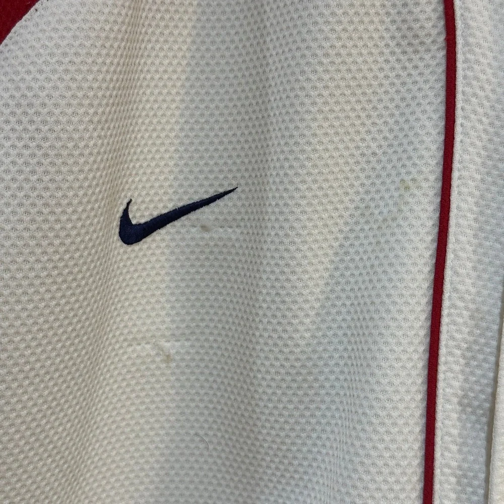 Nike St Louis Cardinals MLB Baseball Jersey Mens XL White Red Button Front Mesh